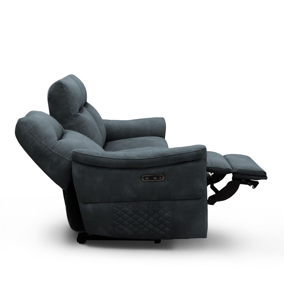Aldo 3 Seater Recliner Sofa in Dexter Shadow Fabric 8
