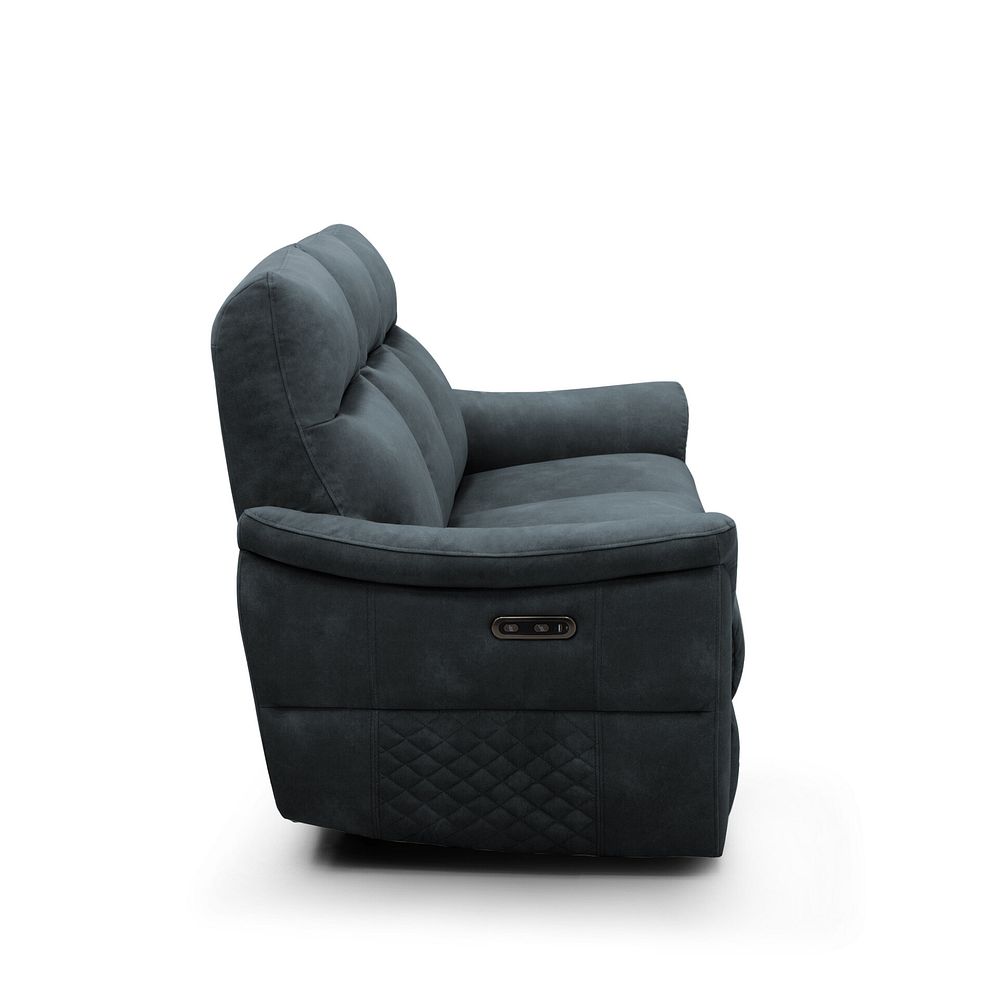 Aldo 3 Seater Recliner Sofa in Dexter Shadow Fabric 7