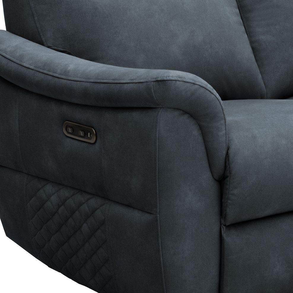 Aldo Large Corner Power Recliner Sofa in Dexter Shadow Fabric 6