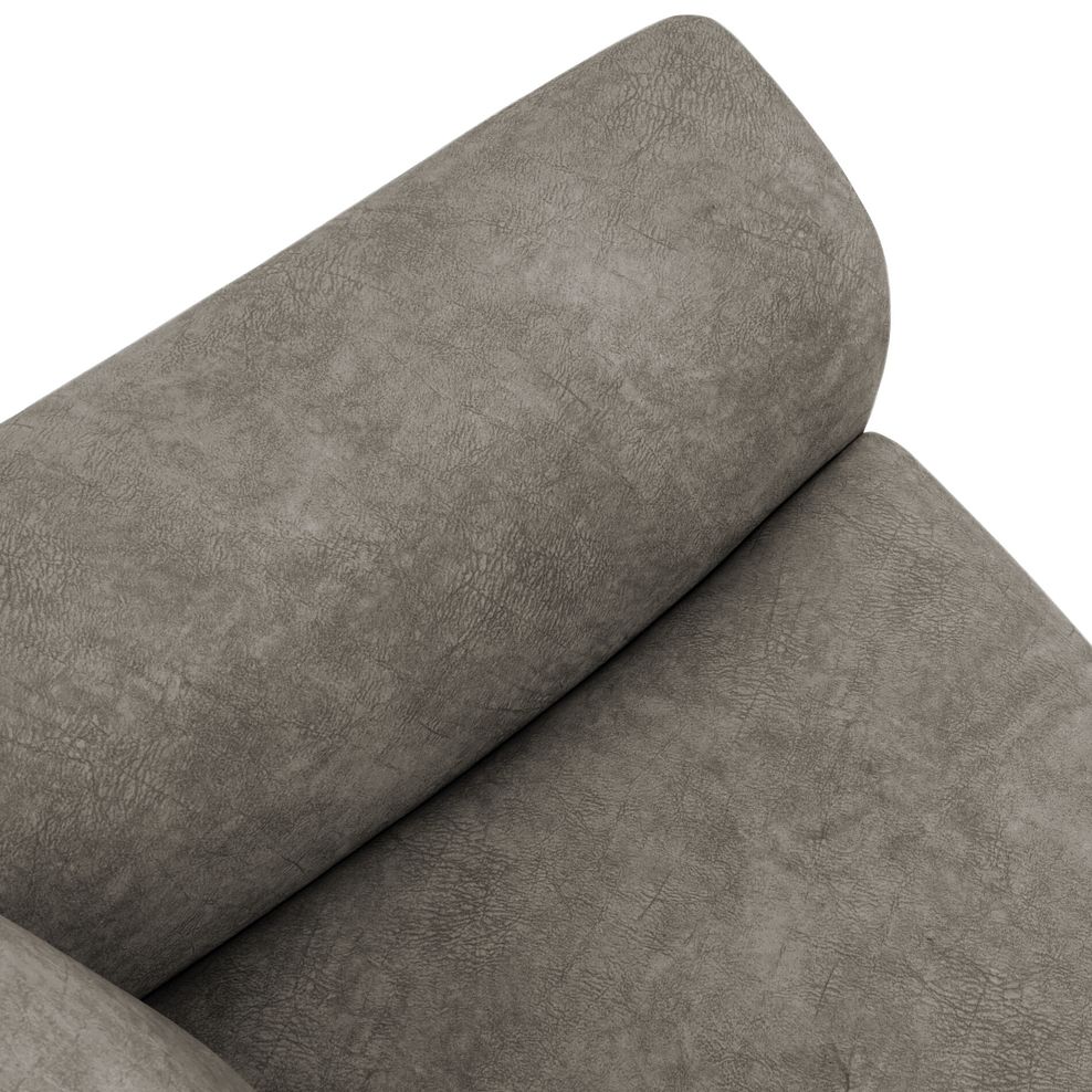 Aldo Large Corner Power Recliner Sofa in Marble Mink Fabric 11