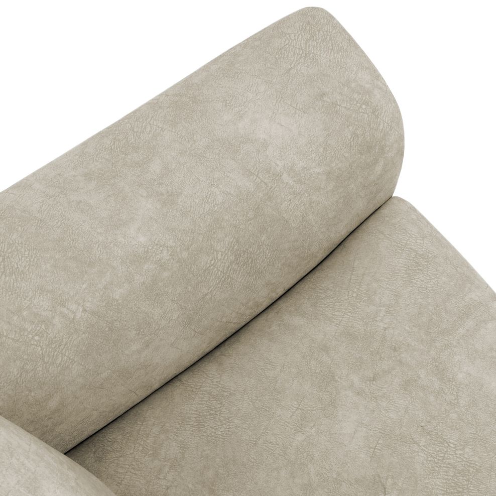 Aldo Large Corner Power Recliner Sofa in Marble Cream Fabric 10