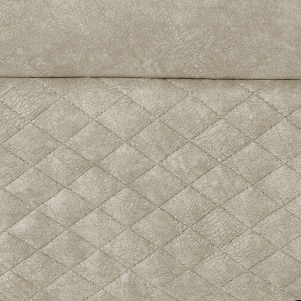 Aldo Large Corner Power Recliner Sofa in Marble Cream Fabric 11