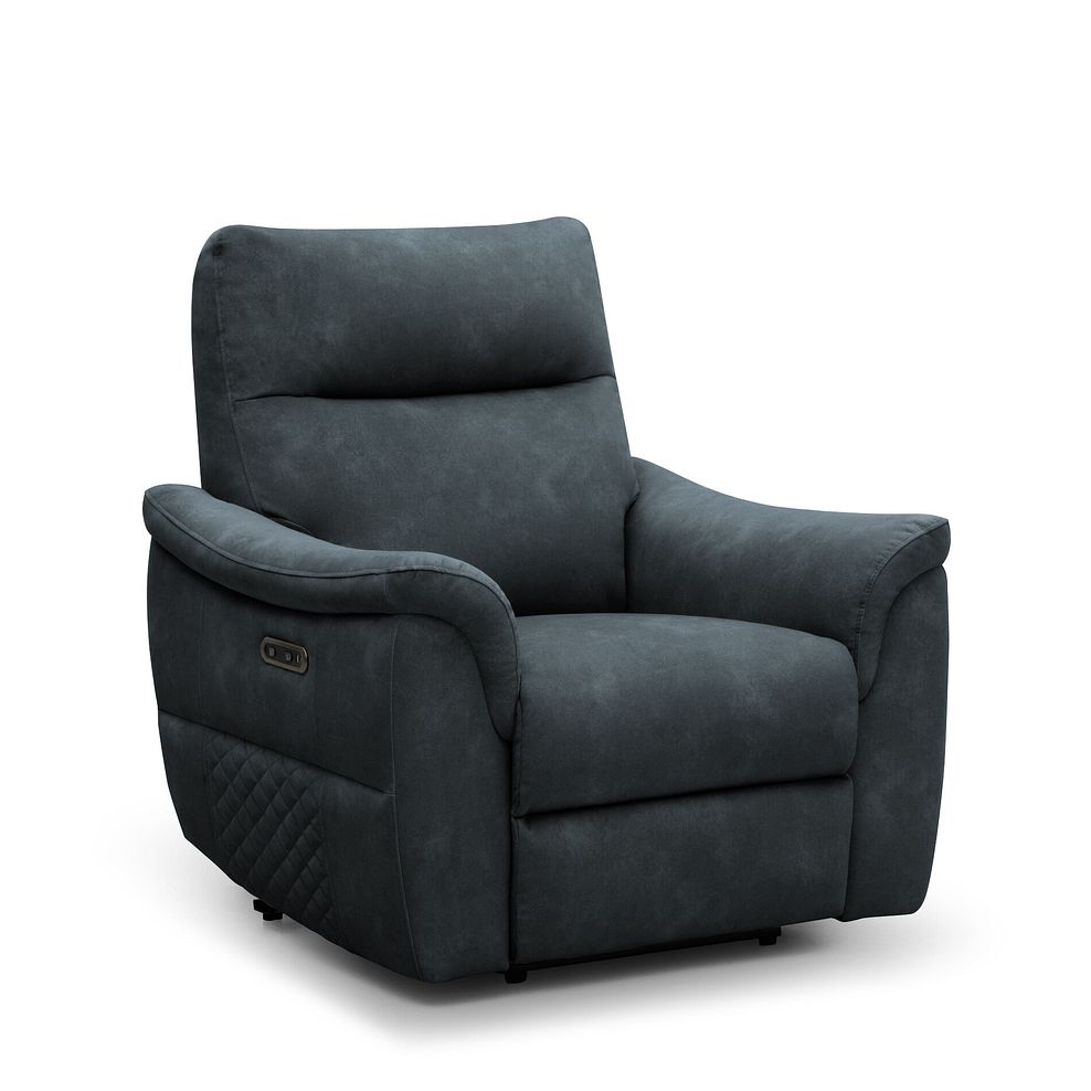 Aldo Recliner Armchair in Dexter Shadow Fabric 1