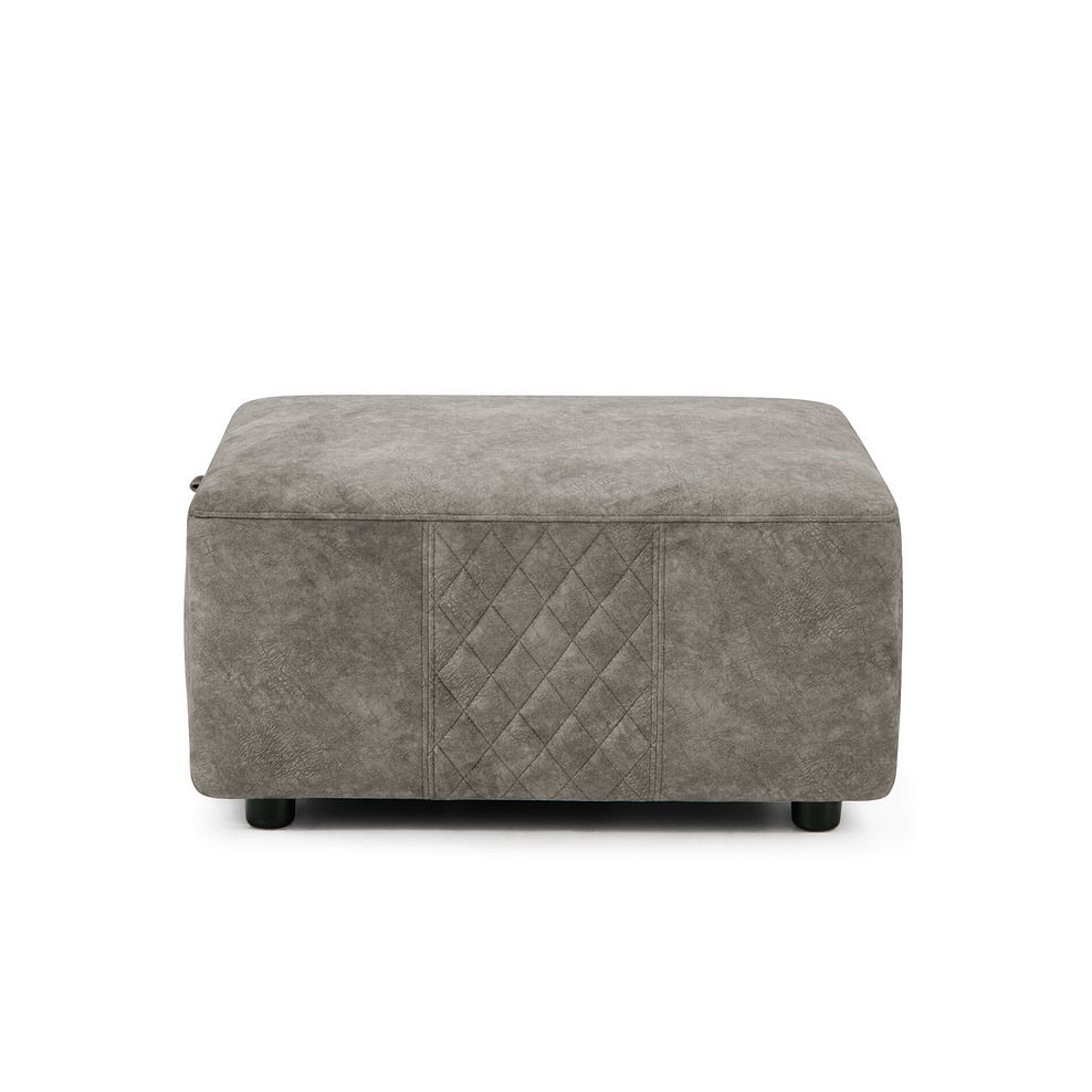 Aldo Storage Footstool in Marble Charcoal Fabric 3