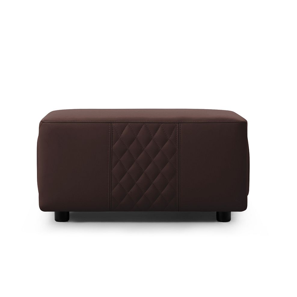 Aldo Storage Footstool in Chestnut Leather 3