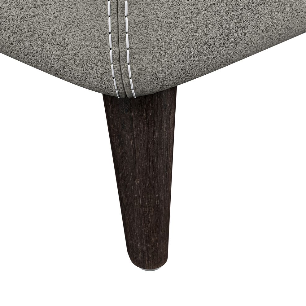 Amalfi Storage Footstool in Taupe Leather 5
