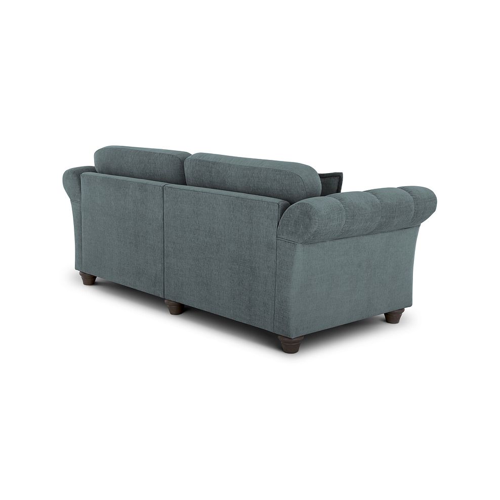 Amelie 4 Seater Sofa in Polar Grey Fabric with Grey Ash Feet Thumbnail 3