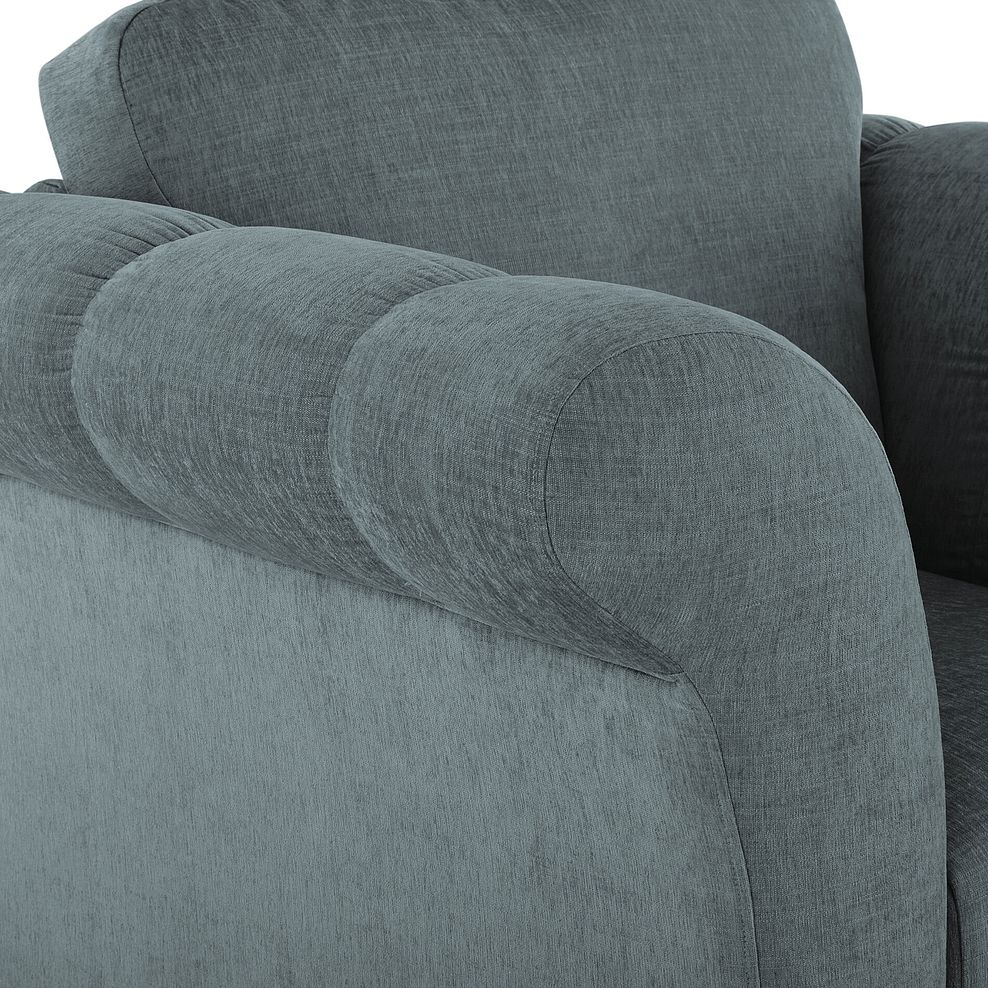 Amelie Armchair in Polar Grey Fabric with Grey Ash Feet 6