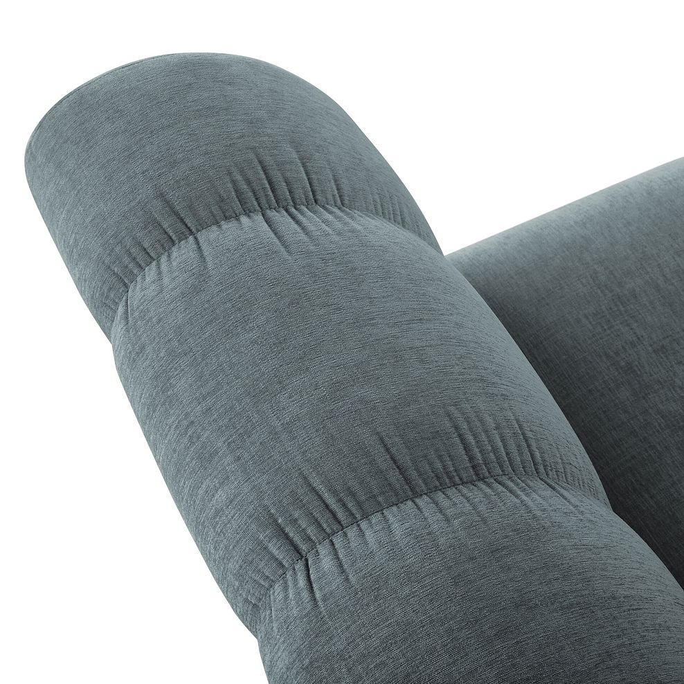 Amelie Armchair in Polar Grey Fabric with Grey Ash Feet 7
