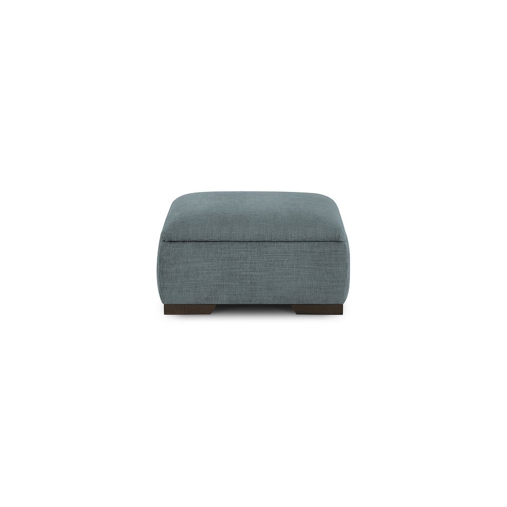 Amelie Storage Footstool in Polar Grey Fabric with Grey Ash Feet 2