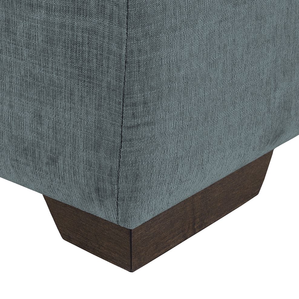 Amelie Storage Footstool in Polar Grey Fabric with Grey Ash Feet 5