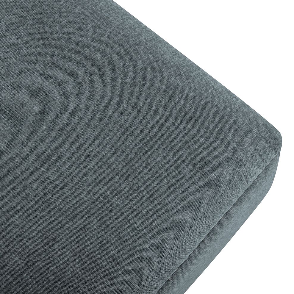 Amelie Storage Footstool in Polar Grey Fabric with Grey Ash Feet 6