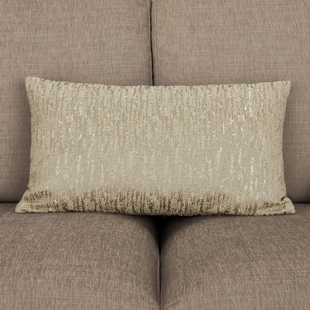 Amelie 4 Seater Sofa in Polar Mink Fabric with Grey Ash Feet 9