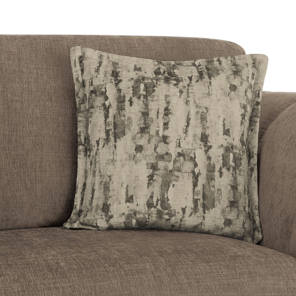 Amelie Loveseat in Polar Mink Fabric with Antiqued Feet 8