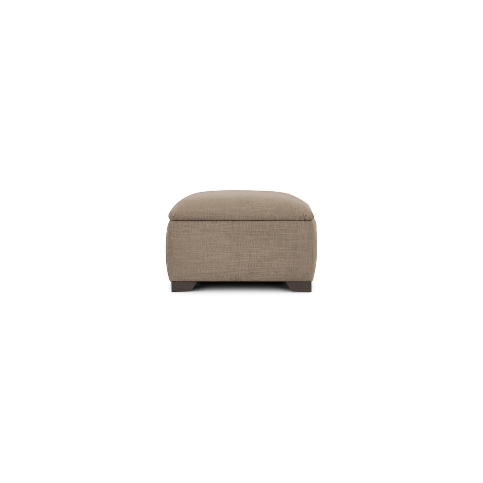 Amelie Storage Footstool in Polar Mink Fabric with Grey Ash Feet 4