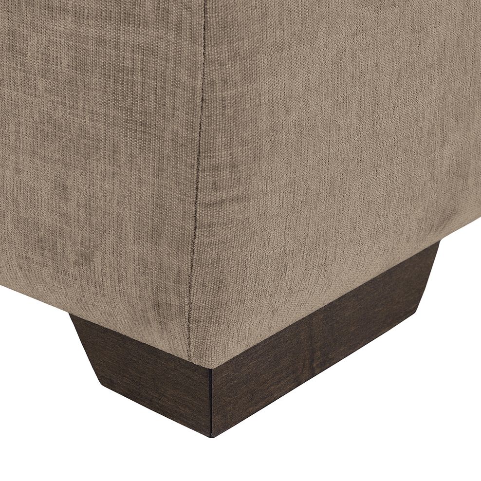 Amelie Storage Footstool in Polar Mink Fabric with Grey Ash Feet 5