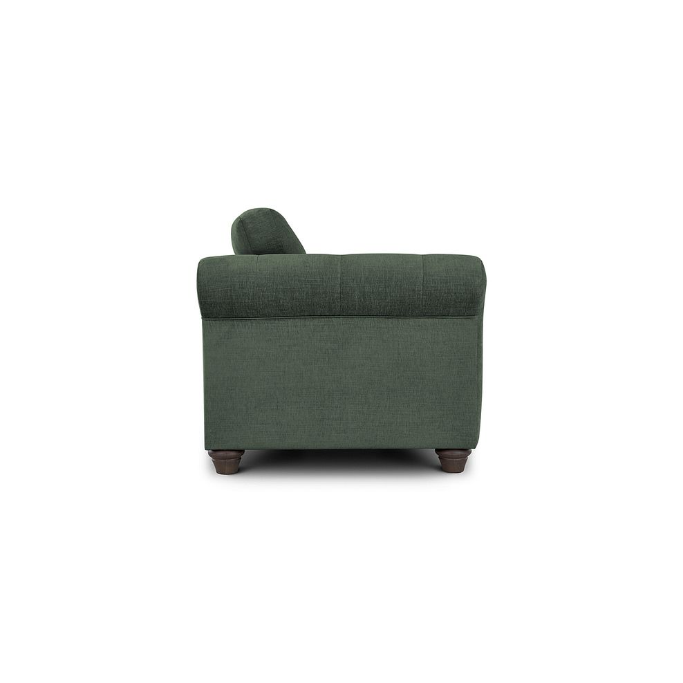 Amelie 2 Seater Sofa in Polar Thyme Fabric with Grey Ash Feet 4