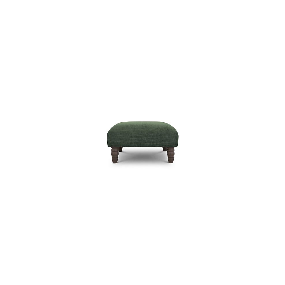 Amelie Footstool in Polar Thyme Fabric with Grey Ash Feet 3