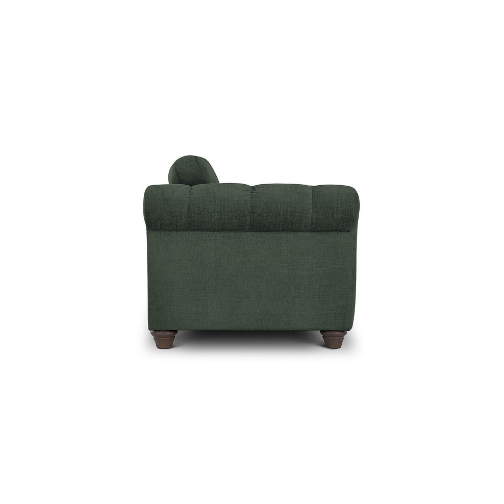 Amelie Loveseat in Polar Thyme Fabric with Grey Ash Feet 4