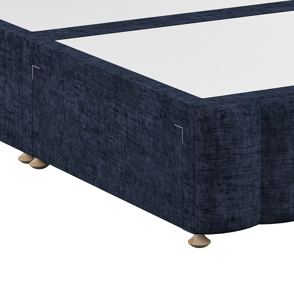 Amersham Double 2 Drawer Divan Bed with Winged Headboard in Brooklyn Fabric - Hummingbird Blue 6