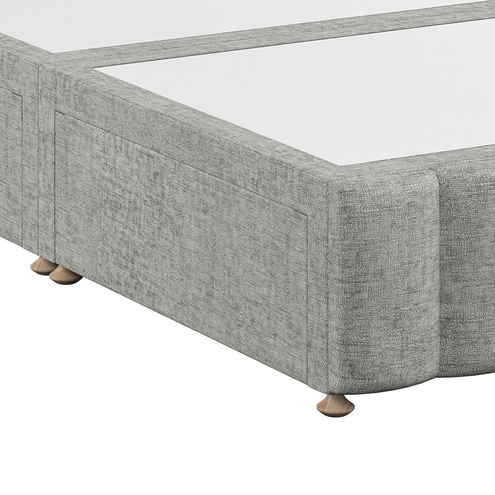 Amersham Double 4 Drawer Divan Bed in Brooklyn Fabric - Fallow Grey 6