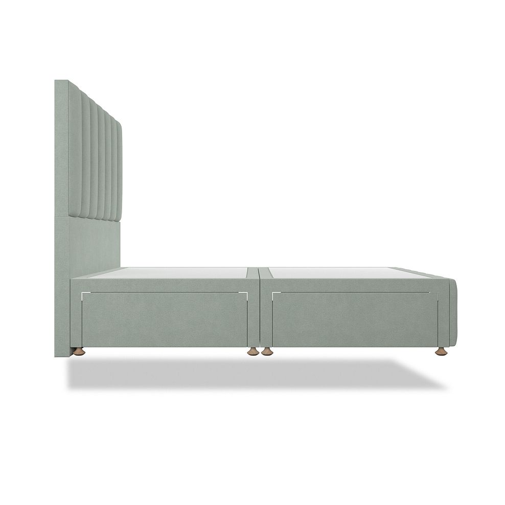 Amersham Double 4 Drawer Divan Bed in Venice Fabric - Duck Egg 4
