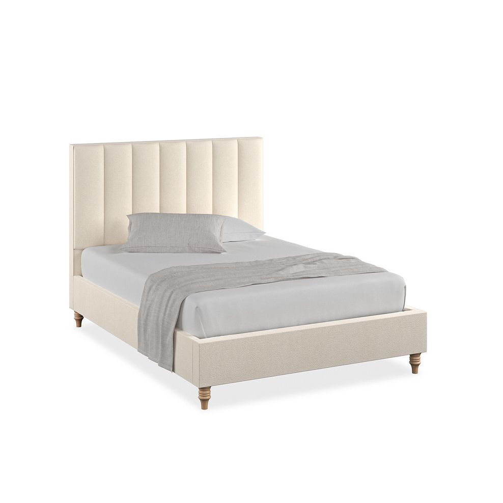 Amersham Double Bed in Venice Fabric - Cream Thumbnail 1