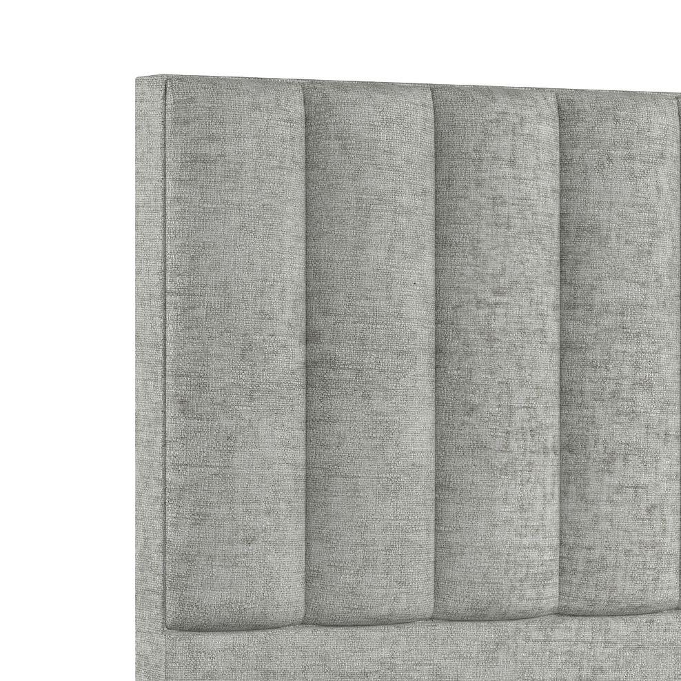 Amersham Double Divan Bed in Brooklyn Fabric - Fallow Grey 5