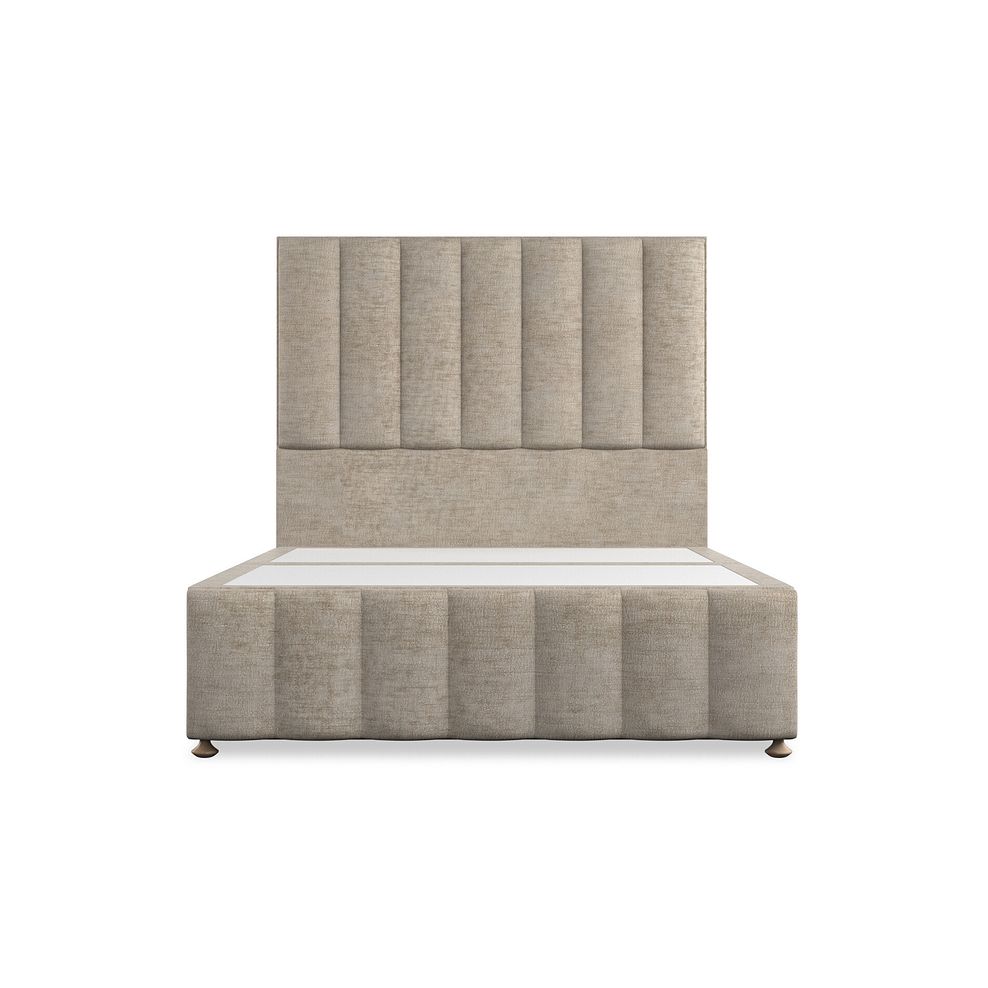 Amersham Double Divan Bed in Brooklyn Fabric - Quill Grey 3