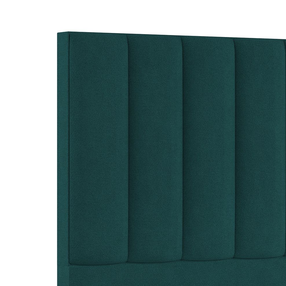 Amersham Double Divan Bed in Venice Fabric - Teal 5