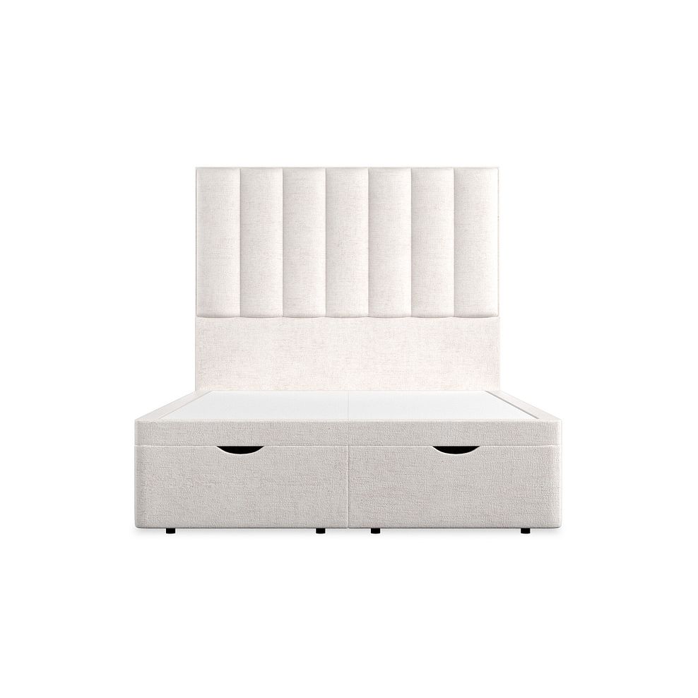 Amersham Double Ottoman Storage Bed in Brooklyn Fabric - Lace White 4