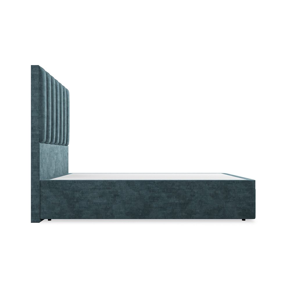 Amersham Double Ottoman Storage Bed in Heritage Velvet - Airforce Thumbnail 5
