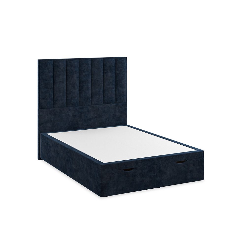 Amersham Double Ottoman Storage Bed in Heritage Velvet - Royal Blue 2