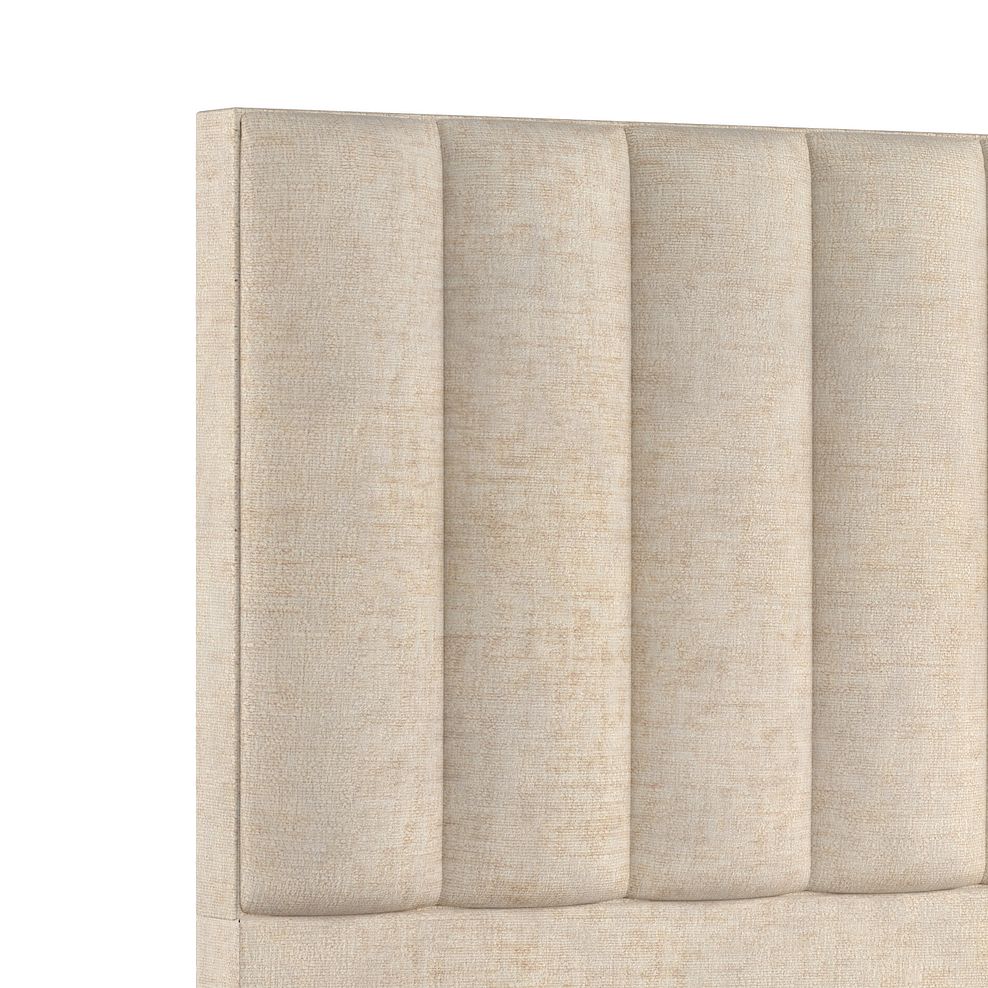 Amersham King-Size 2 Drawer Divan Bed in Brooklyn Fabric - Eggshell 5