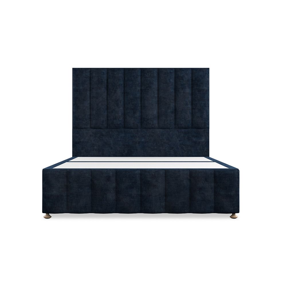 Amersham King-Size 2 Drawer Divan Bed in Heritage Velvet - Royal Blue 3