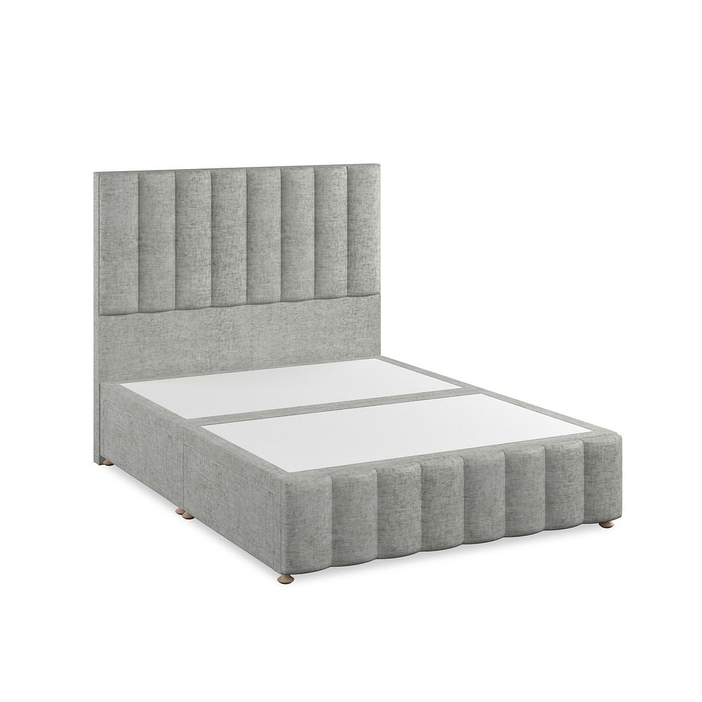 Amersham King-Size 4 Drawer Divan Bed in Brooklyn Fabric - Fallow Grey 2