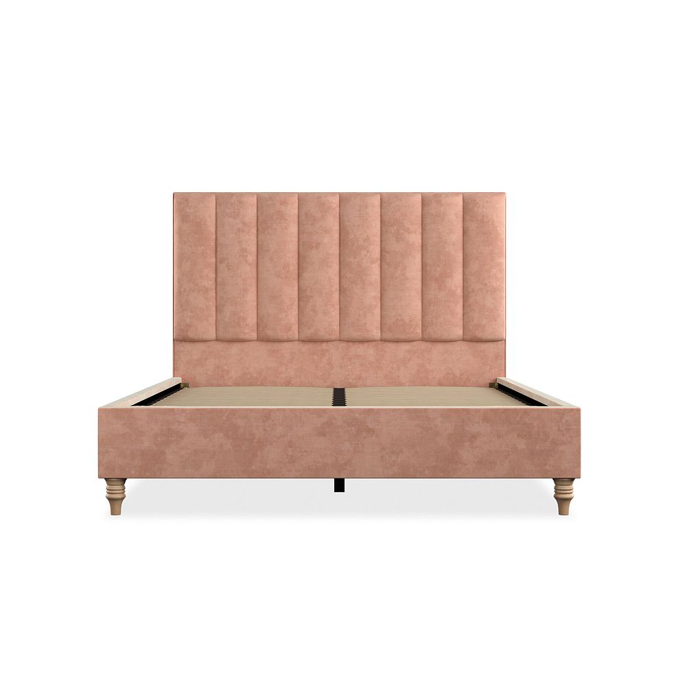Amersham King-Size Bed in Heritage Velvet - Powder Pink 3
