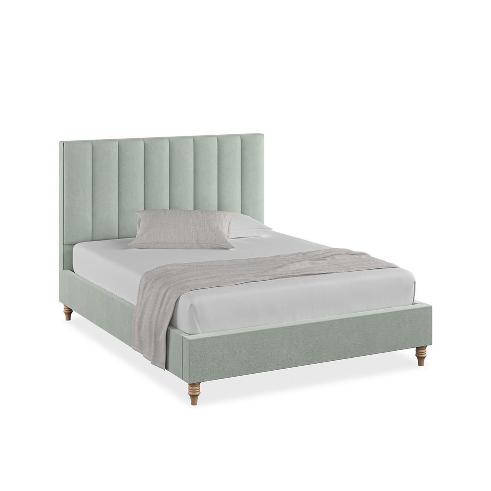 Amersham King-Size Bed in Venice Fabric - Duck Egg Thumbnail 1