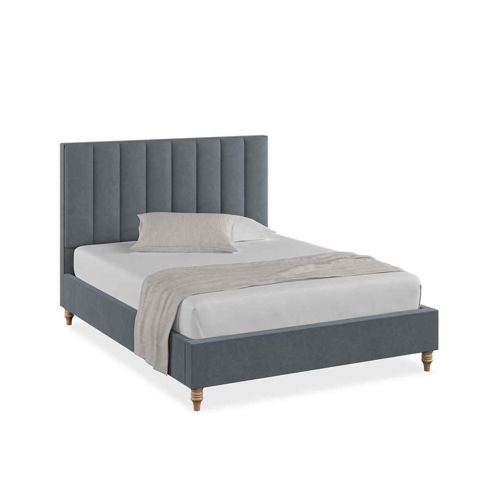 Amersham King-Size Bed in Venice Fabric - Graphite 1