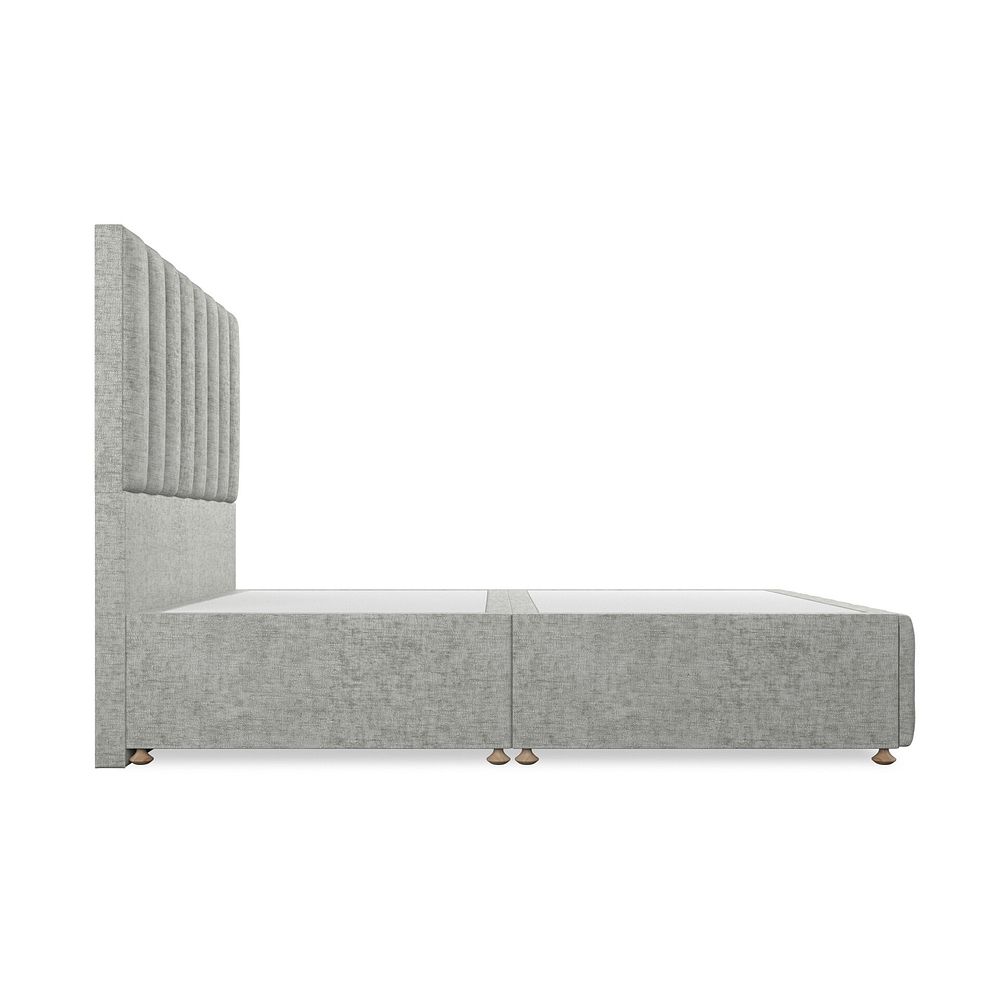 Amersham King-Size Divan Bed in Brooklyn Fabric - Fallow Grey 4