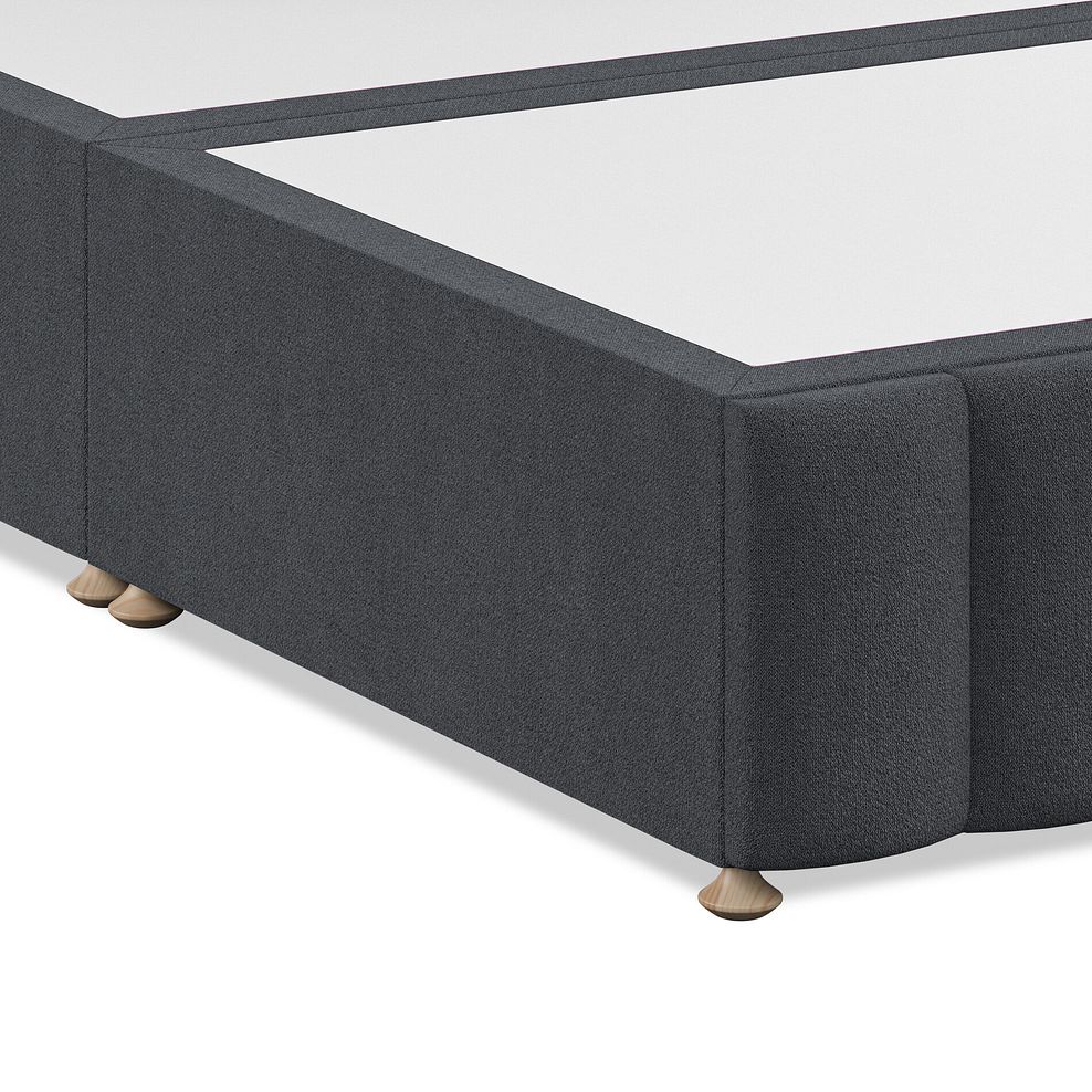 Amersham King-Size Divan Bed in Venice Fabric - Anthracite 6