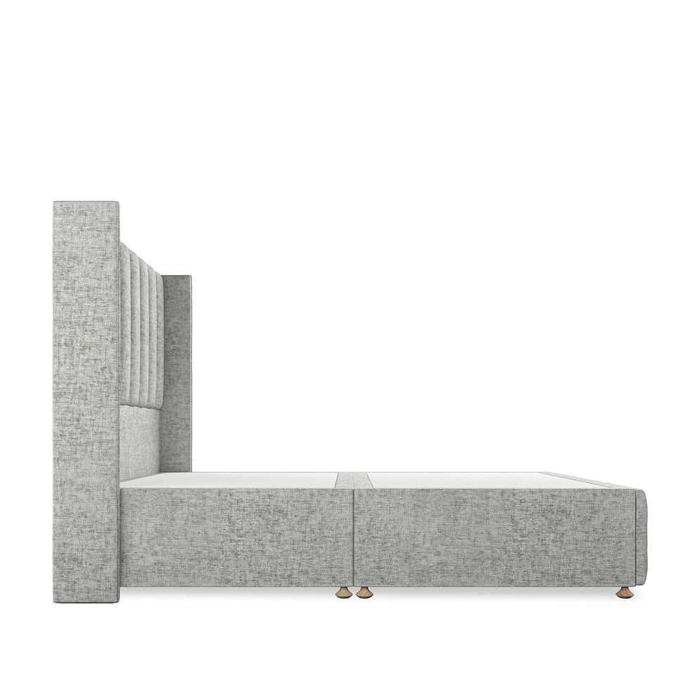 Amersham King-Size Divan Bed with Winged Headboard in Brooklyn Fabric - Fallow Grey 4