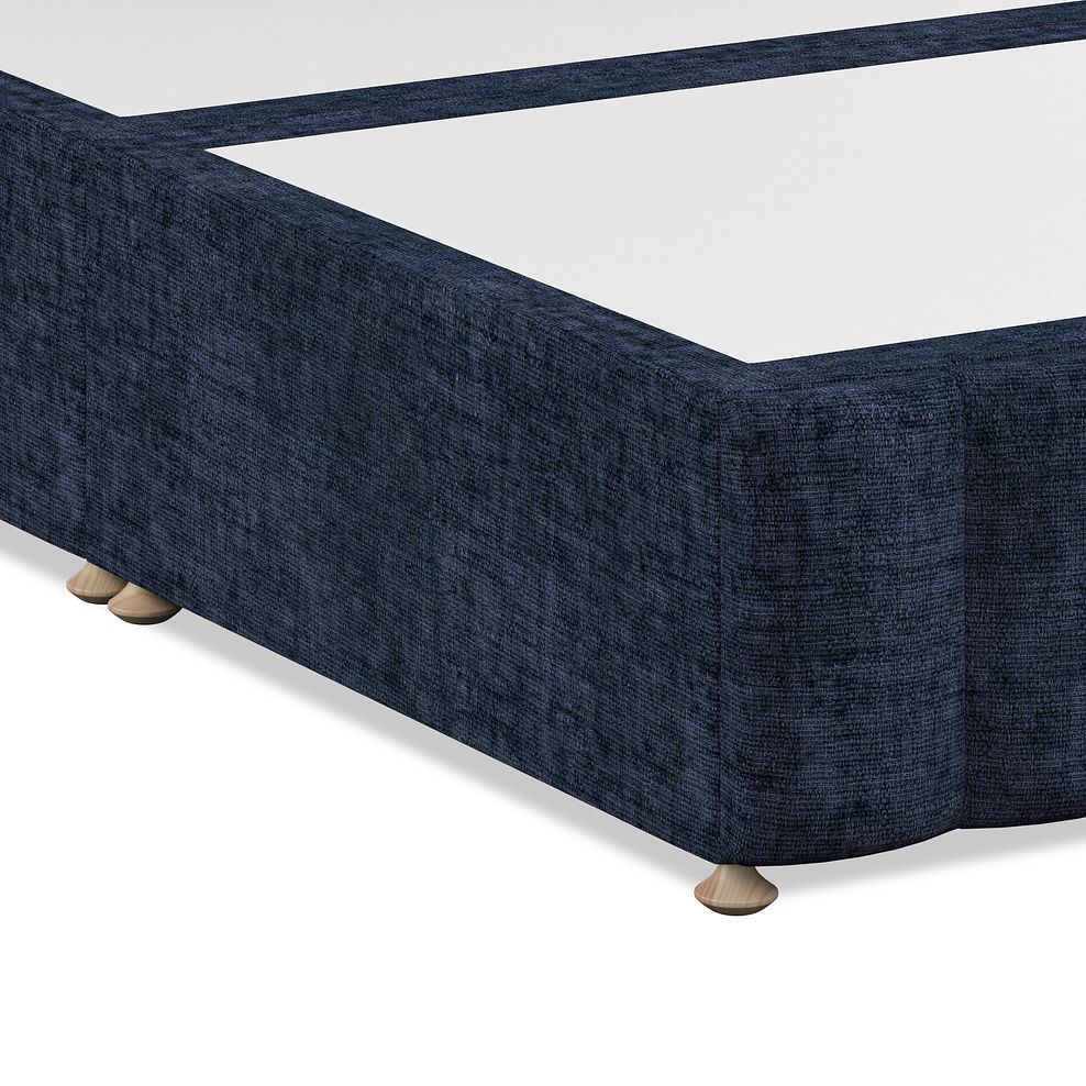Amersham King-Size Divan Bed with Winged Headboard in Brooklyn Fabric - Hummingbird Blue 6
