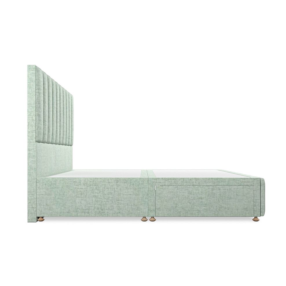 Amersham Super King-Size 2 Drawer Divan Bed in Brooklyn Fabric - Glacier 4