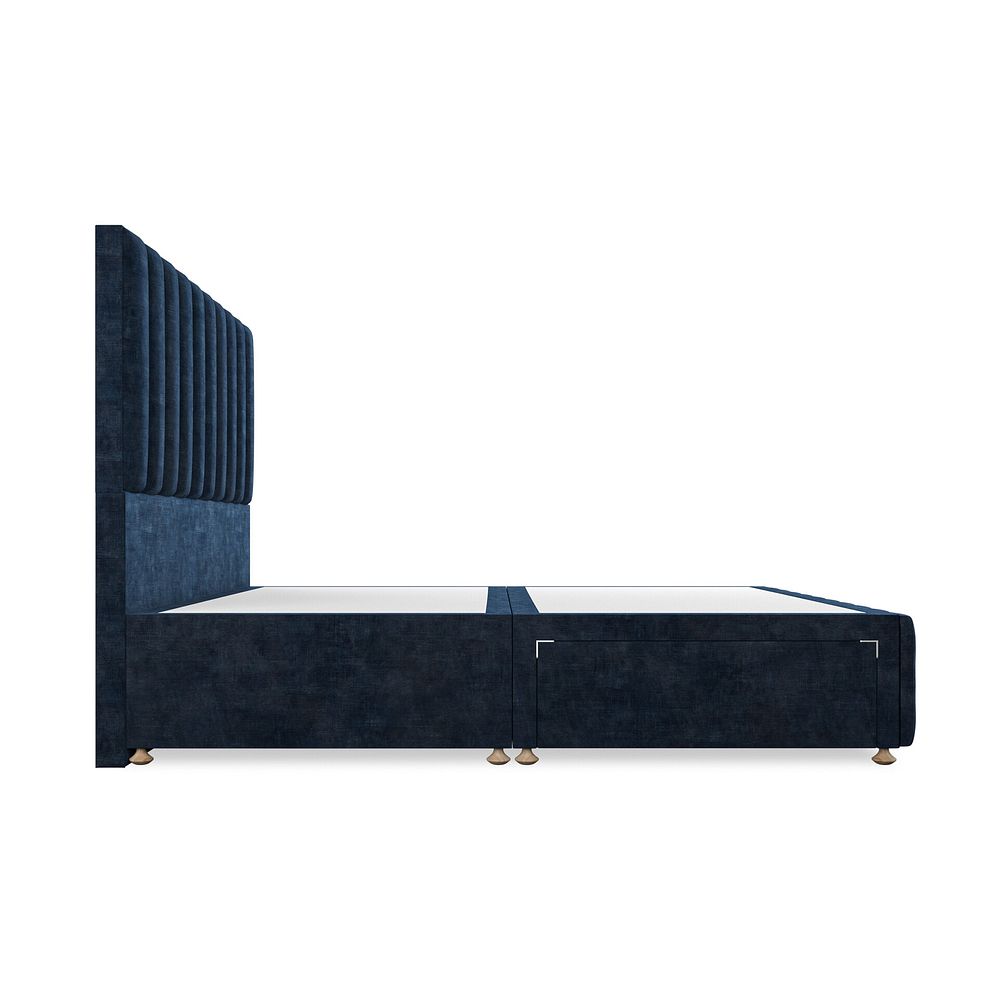 Amersham Super King-Size 2 Drawer Divan Bed in Heritage Velvet - Royal Blue Thumbnail 4