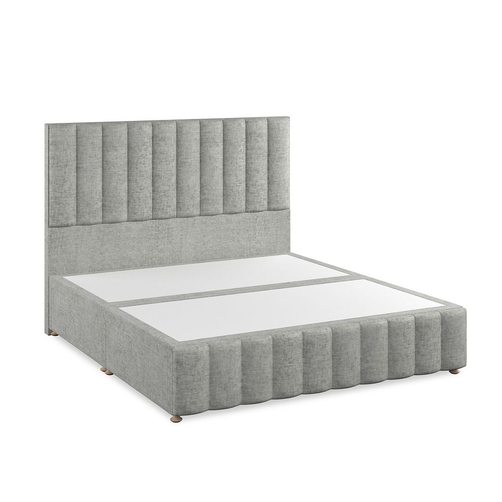 Amersham Super King-Size 4 Drawer Divan Bed in Brooklyn Fabric - Fallow Grey Thumbnail 2
