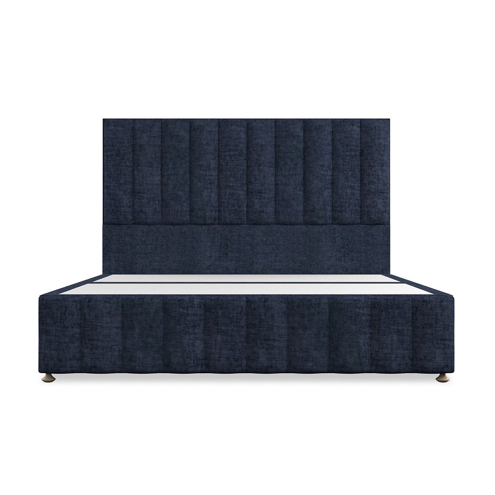 Amersham Super King-Size 4 Drawer Divan Bed in Brooklyn Fabric - Hummingbird Blue Thumbnail 3