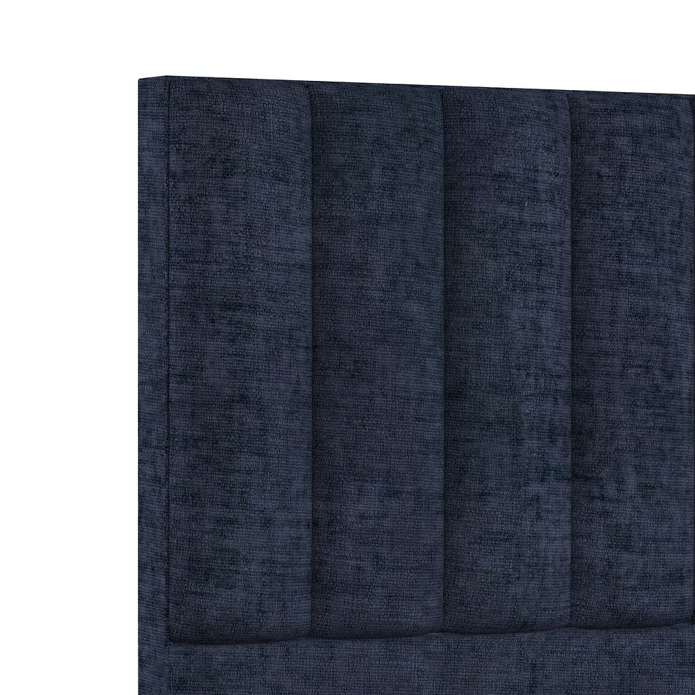Amersham Super King-Size 4 Drawer Divan Bed in Brooklyn Fabric - Hummingbird Blue Thumbnail 5