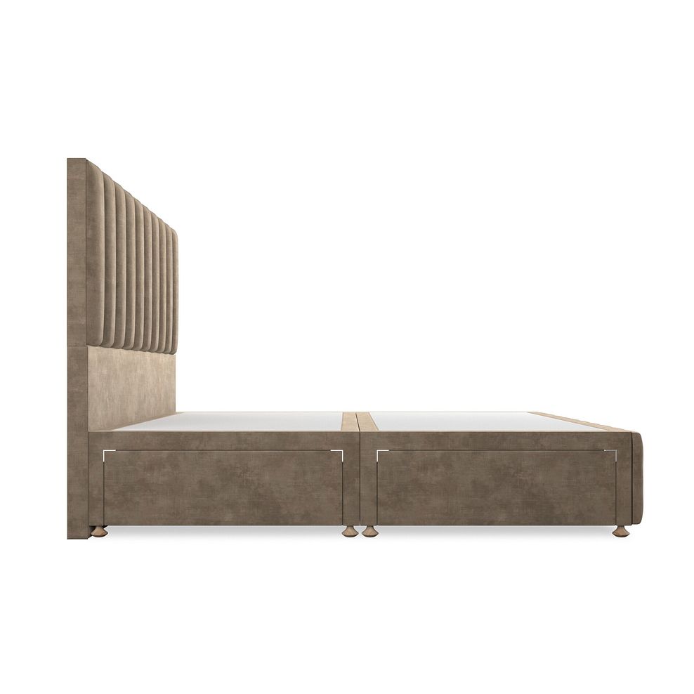 Amersham Super King-Size 4 Drawer Divan Bed in Heritage Velvet - Cedar 4