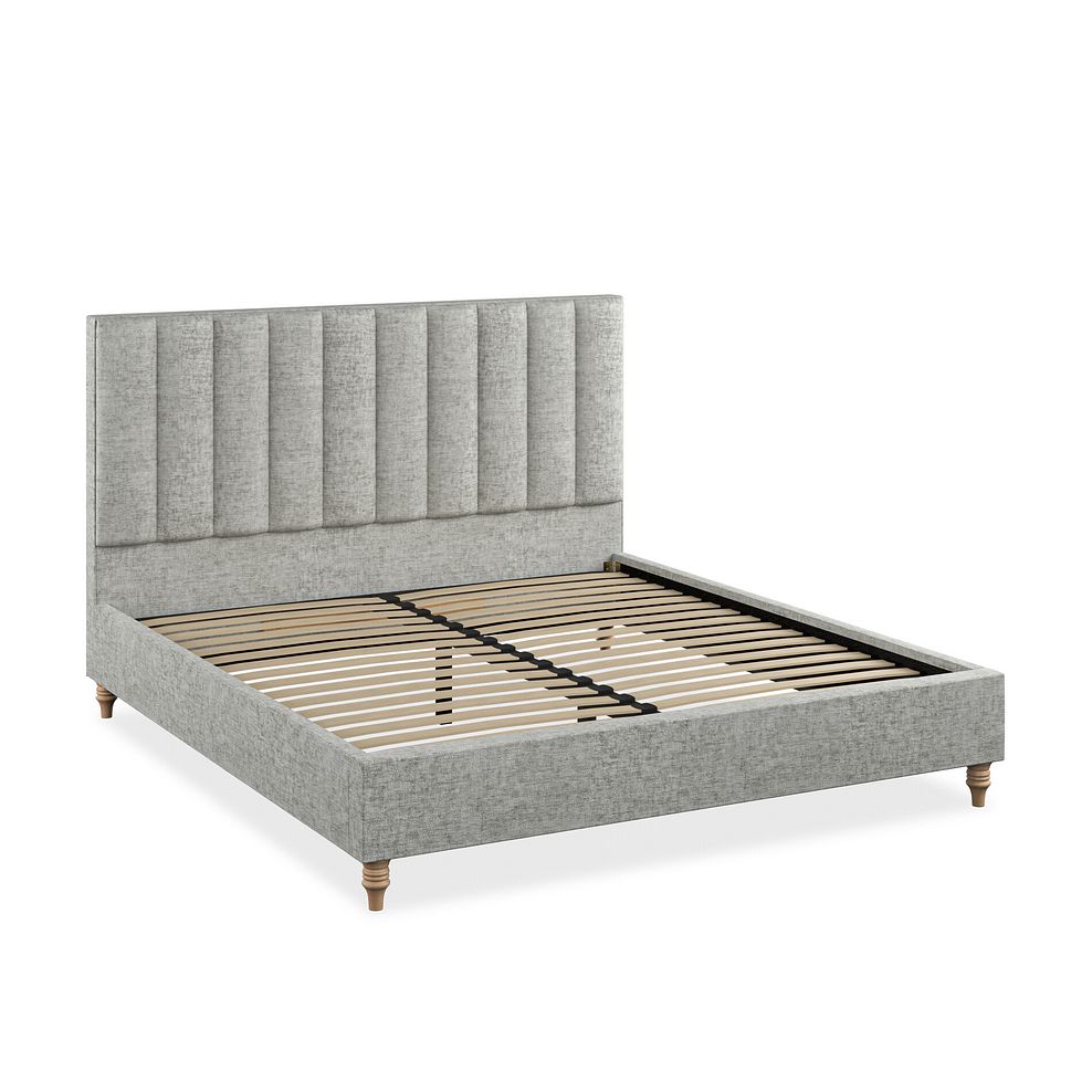Amersham Super King-Size Bed in Brooklyn Fabric - Fallow Grey 2